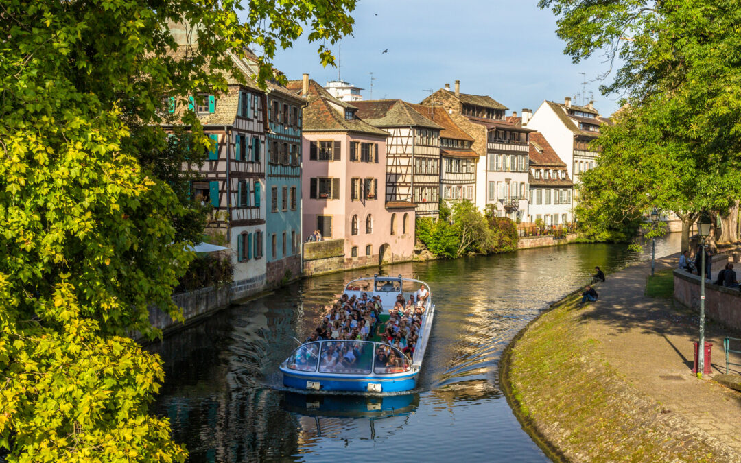 Strasbourg à bord d’un bateau-promenade